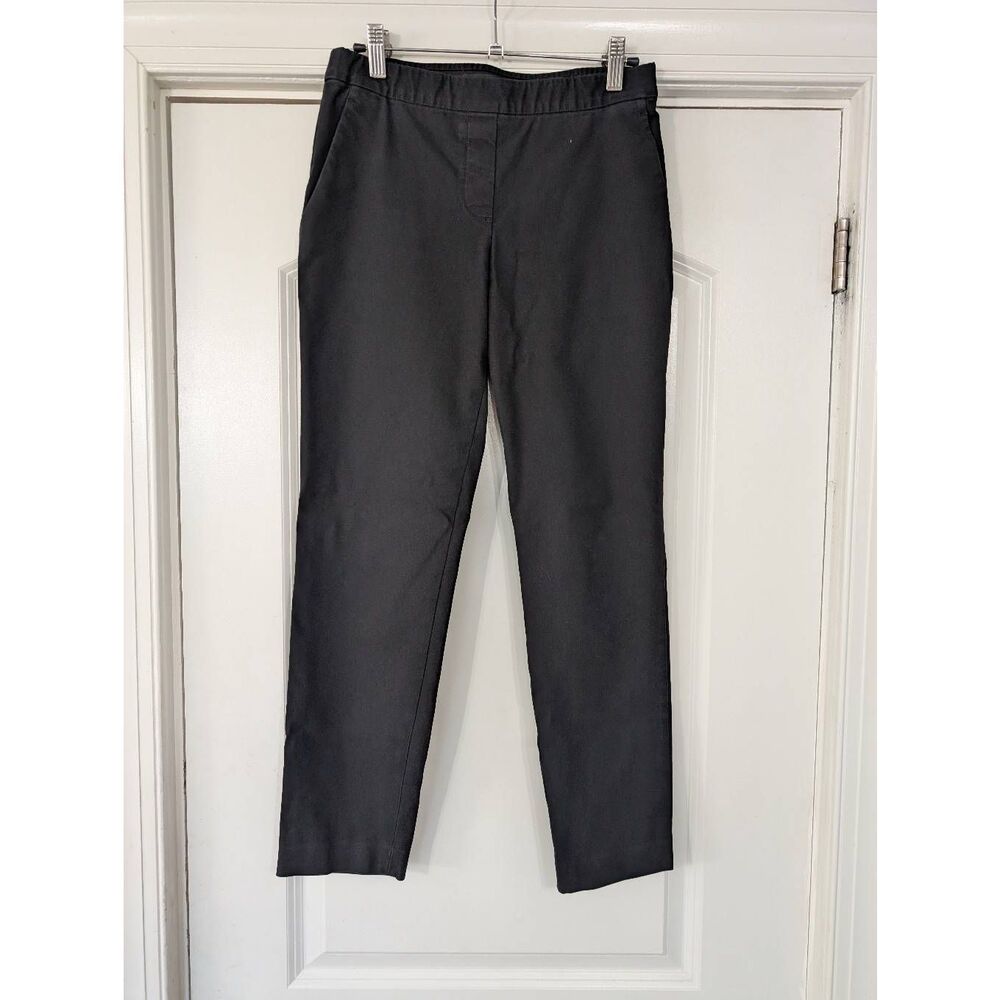 Theory Trouser Pants women's size 2 black workwear career skinny fitted‎ slim